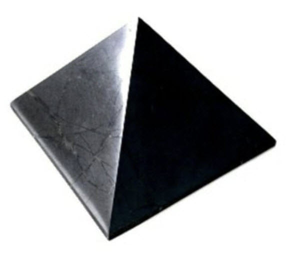 Tachyon Shungite 4 inch Pyramid