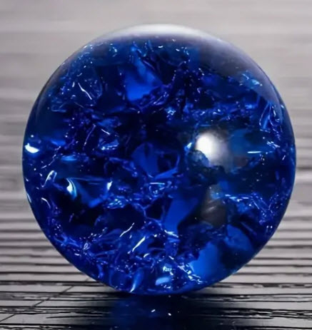 Fire and Ice Quartz Spheres