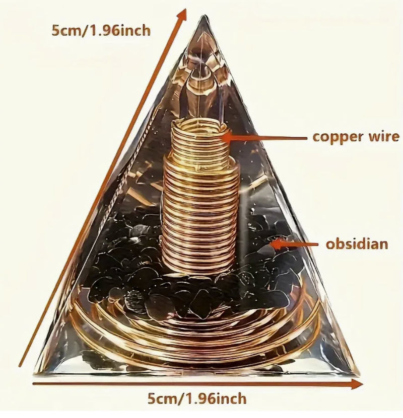 Crystal Chamber Orgone Pyramids - Assorted Variety