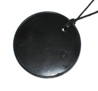 Shungite Tachyon Circle Pendant