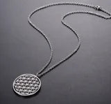 Flower of Life" Stainless Steel Necklace and Pendant