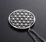 Flower of Life" Stainless Steel Necklace and Pendant