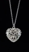 Puffy Sterling Silver 925 heart